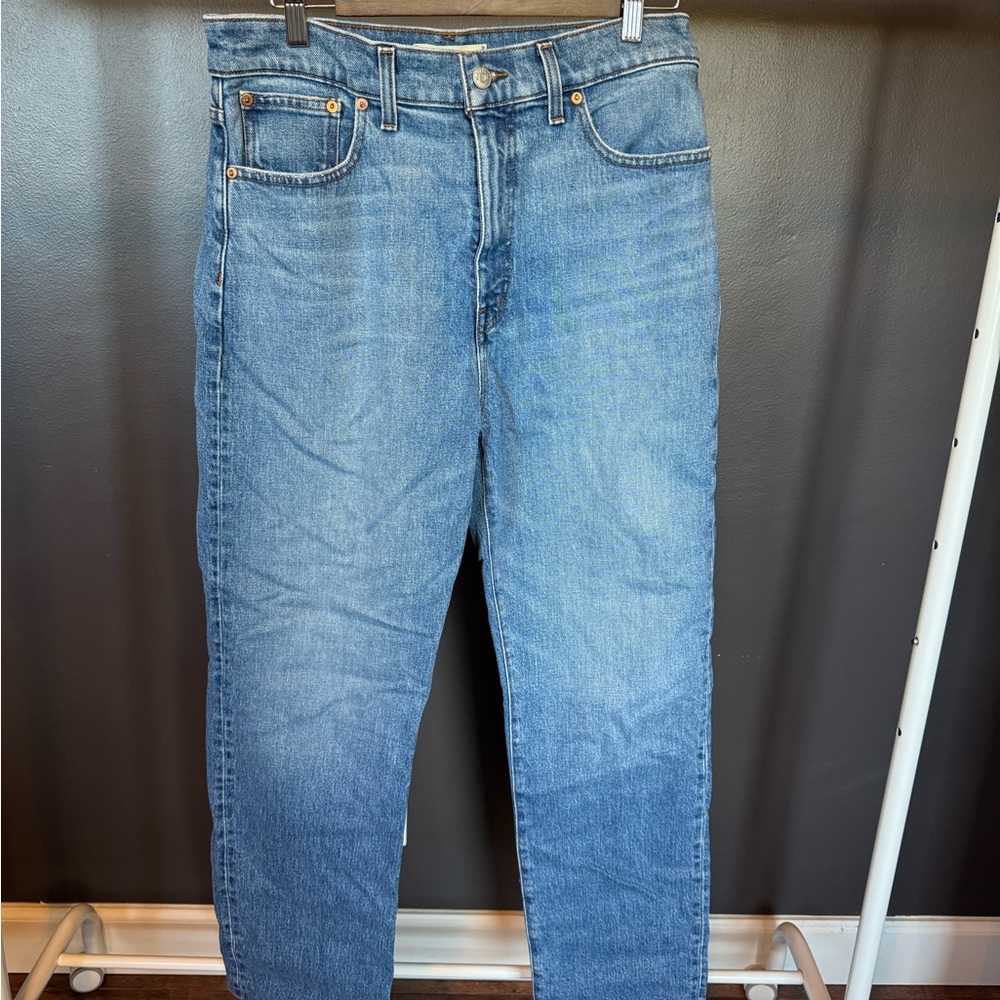 Madewell Women's 90s Straight Crop Blue Jeans 29t